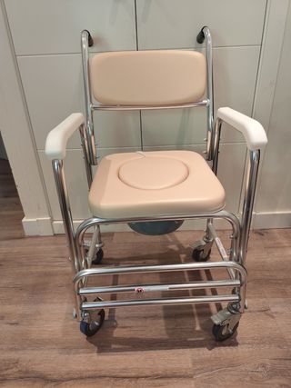 Silla WC y ducha con ruedas