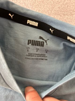 Camisetas Puma Talla S (Rosa y Azul)