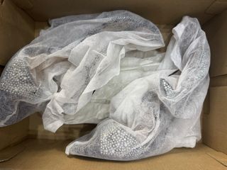 Sandali neri con strass