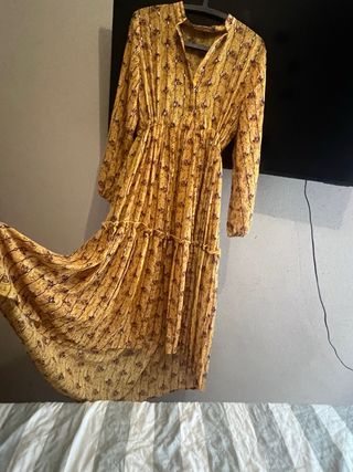 Vestido Kilibbi amarillo talla M/L
