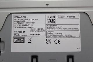 Radio CD Receiver KENWOOD KDC-BT665U