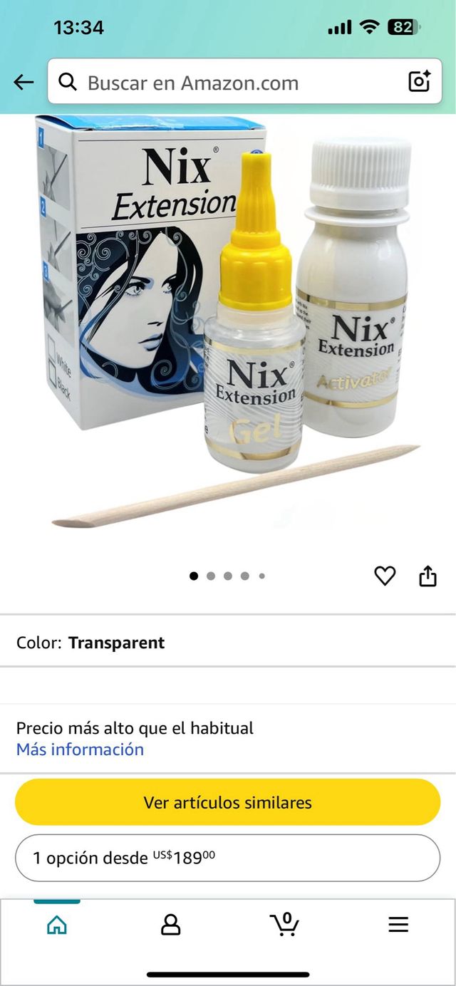 Pegamento Nix Extension Gel para pelo