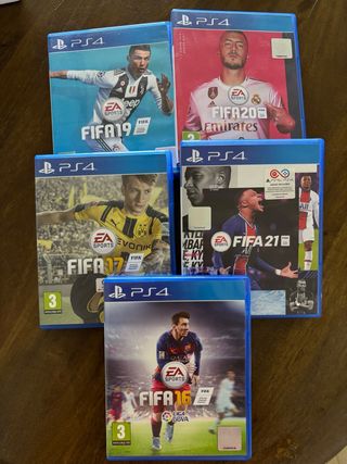 Lote 5 Juegos FIFA PS4