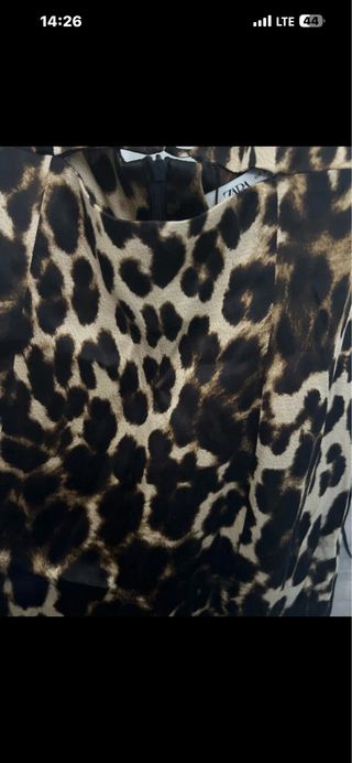 Vestido Zara Leopardo Tirantes
