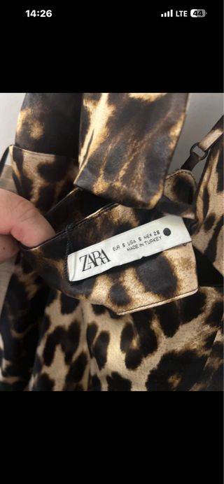 Vestido Zara Leopardo Tirantes