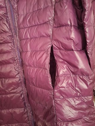 Chubasquero acolchado ligero morado