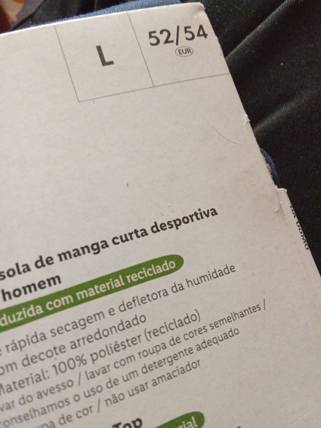 Camiseta Técnica CRIVIT Hombre Talla L