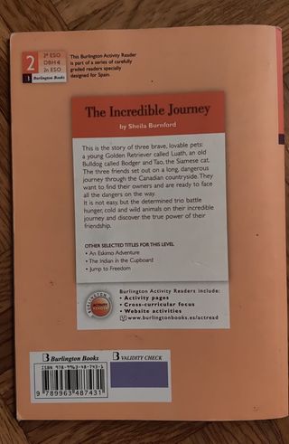 Libro THE INCREDIBLE JOURNEY ESO2 ACTIVITY