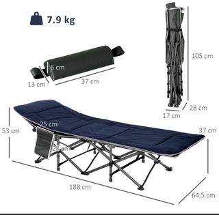 Cama plegable de camping
