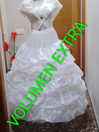 Cancán fallera Volumen extra blanco
