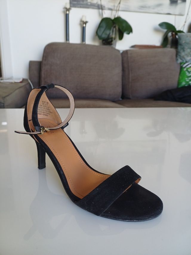 Sandalias H&M Negras Talla 36