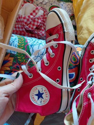Converse rojas talla 37