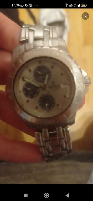 Reloj Festina Plateado Cronógrafo