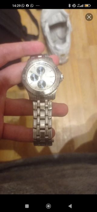 Reloj Festina Plateado Cronógrafo