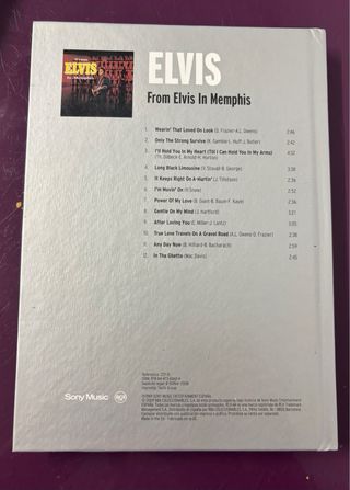 Libro Elvis Presley From Elvis In Memphis + CD