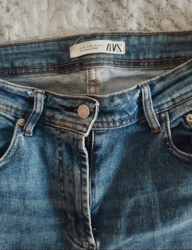 Jeans Zara Superskinny Talla 40