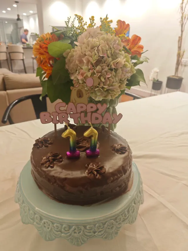 Adorno para tarta Capibara