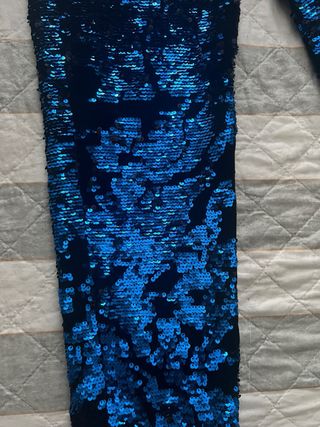 Pantalones guess lentejuelas azul/negro Talla S/M