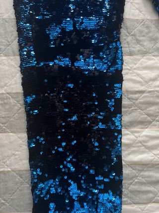 Pantalones guess lentejuelas azul/negro Talla S/M
