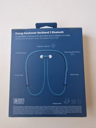 Auriculares Energy Sistem Neckband 3 Bluetooth Azu