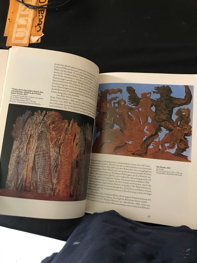 Lote de 2 libros de Max Ernst. Pintor