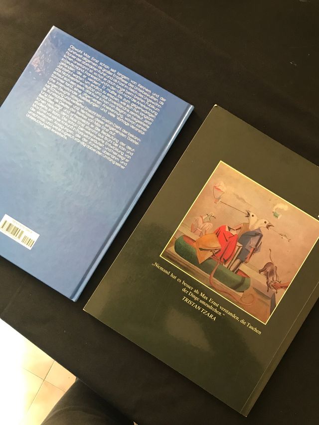 Lote de 2 libros de Max Ernst. Pintor