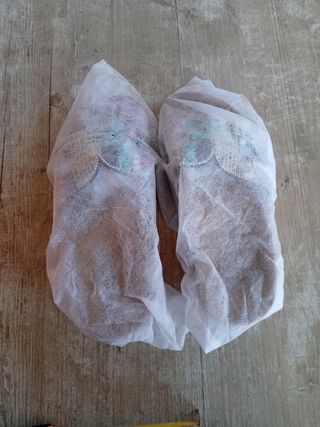 Sandalias Talla 36 Brillantes Turquesa