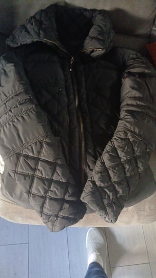 Chaqueta acolchada negra