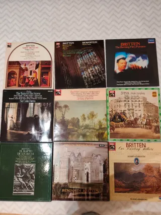 Vinilos. Britten, Benjamin Clásica