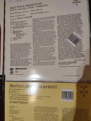 Vinilos. Britten, Benjamin Clásica
