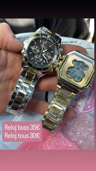 Reloj Boss y Tous
