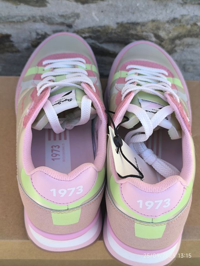 Zapatillas Pepe Jeans Factory Rosa Talla 40