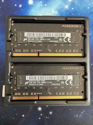 2x 4GB DDR3 RAM para Mac
