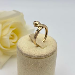 Anillo Serpiente Oro 18kt con diamantes y Rubíes