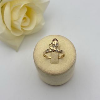 Anillo Serpiente Oro 18kt con diamantes y Rubíes