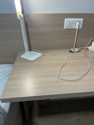 Escritorio de madera y plástico negociable