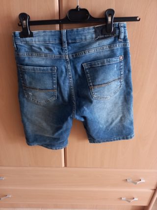Pantalón corto vaquero niño Talla 10