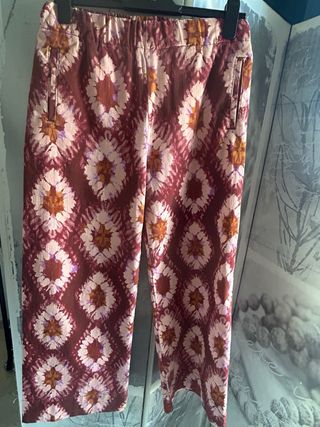 Pantalones Hod Paris Talla L Algodón Estampado