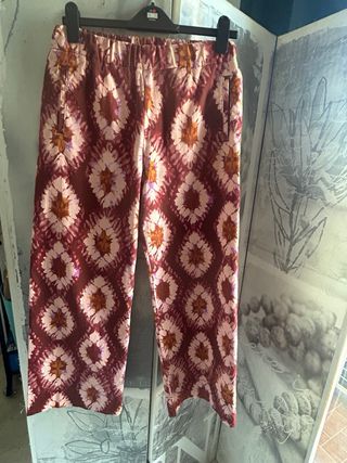 Pantalones Hod Paris Talla L Algodón Estampado