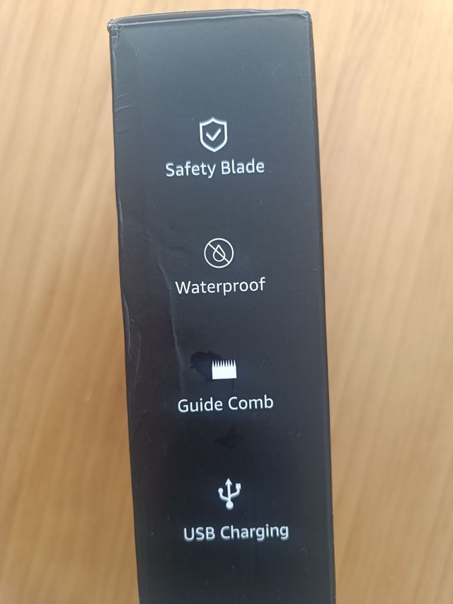 Depiladora corporal negra