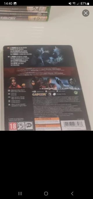 Resident Evil 2 Steelbook Xbox One PAL Spagna