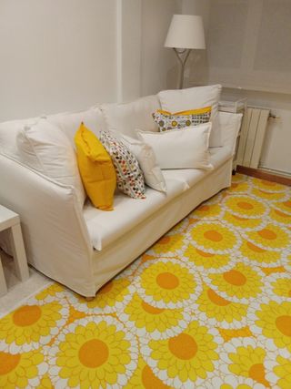 Sofá blanco Ikea Backsalen