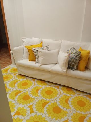 Sofá blanco Ikea Backsalen