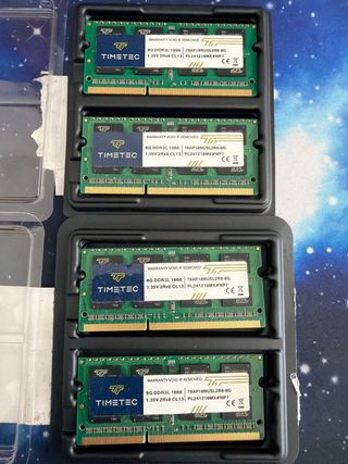 Memoria Ram 4x 8GB DDR3L 1866MHz Mac o Portatil