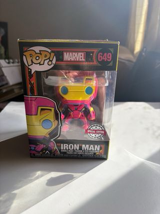 Funko Pop! Iron Man Black Light #649 Marvel