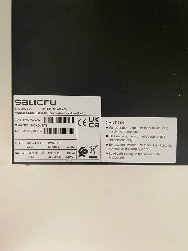 Conosci Salicru Advance RT