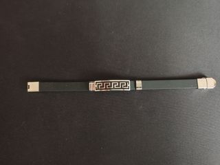 Pulsera Silicona y Acero Greca