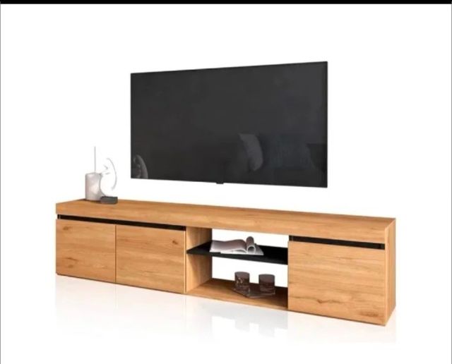 Mueble TV madera con tara frontal