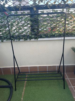burro para perchas, perchero robusto con patas