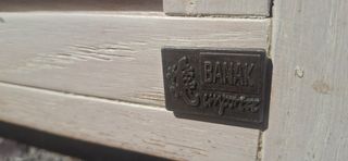 Mesa de centro Banak de madera de mango y cristal